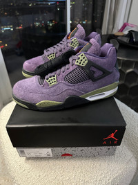 Size 9.5M/11W Nike Air Jordan 4 Canyon Purple BNIB