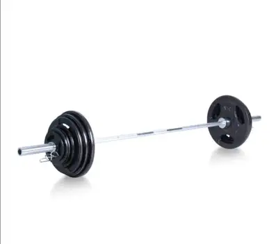 Looking for old barbell and weights if they don't mind passing, View more