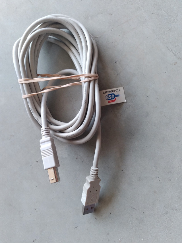 USB CABLE .3METTERS LONG in Cables & Connectors in Windsor Region - Image 2