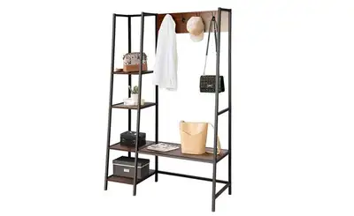 New in Box: Hall Tree / Shelving Unit / Coat Rack, View more