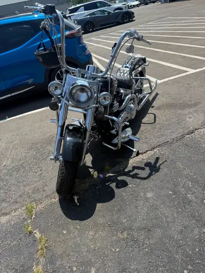 Selling my Harley fatboy that has never let me down. Lots of money has gone into this bike. Gear dri...