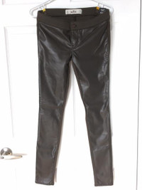 Hollister faux leather front jegging