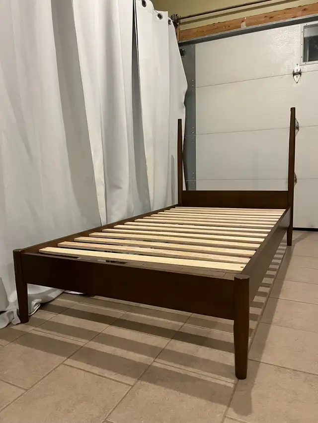 Mid-Century Modern Twin Bed Frames (6avail.) Part headboard miss in Beds & Mattresses in Truro - Image 7