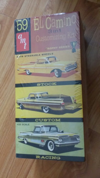 New Sealed Vintage AMT 1959 Chev El Camino Kit