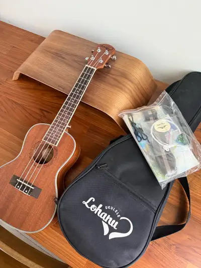 Lohanu Ukulele - Great Condition + Carrying Case & Accessories, View more