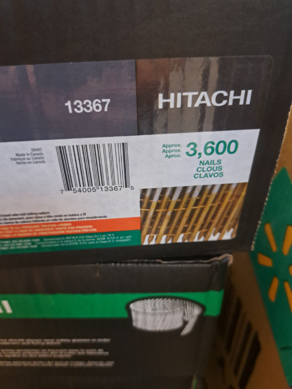 HITACHI SIDING  NAILS/WIRE COILS  2 1/4" X .092" in Hardware, Nails & Screws in Kingston - Image 3