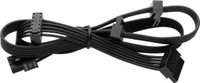 Ribbon Style SATA Cable with 4 Connectors, Type 3 (700mm)