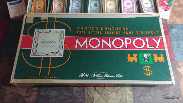 Monopoly Antique Édition Librairie – EN dans Jouets et jeux  à Longueuil/Rive Sud