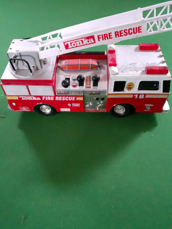 Tonka Motorized Fire Truck in Toys & Games in St. Albert