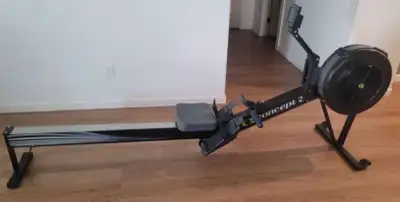 Description: Selling a lightly used, black Concept2 Model D indoor rowing machine with the PM5 monit...