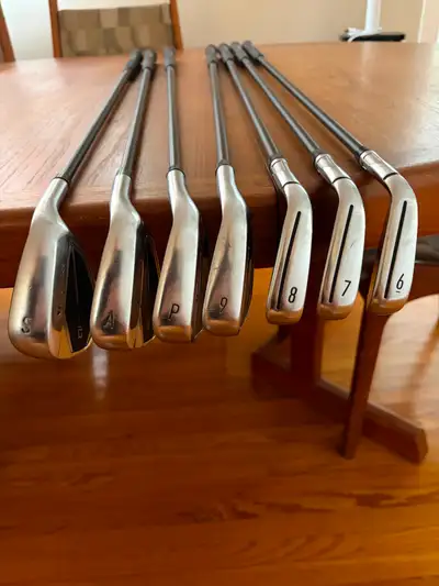 Taylormade Qi graphite shaft irons, regular or senior flex, View more
