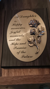 Daughter Gift Plaque