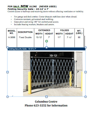 SECURITY GATE in Other in Thunder Bay