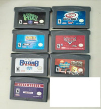 Nintendo Game Boy Gameboy Advance games - Boxing, Hulk, more