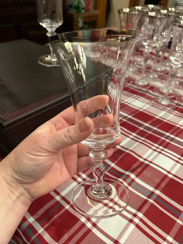 Mikasa Jamestown Platinum Crystal Stemware547050395712235523