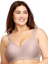 NEW 40H Taupe Glamorise Women's MagicLift Seamless T-Shirt Bra W