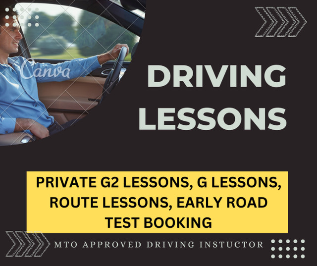 Driving Instructor   in Guelph, G2   & G Lessons,Pass Roadtest in Classes & Lessons in Guelph