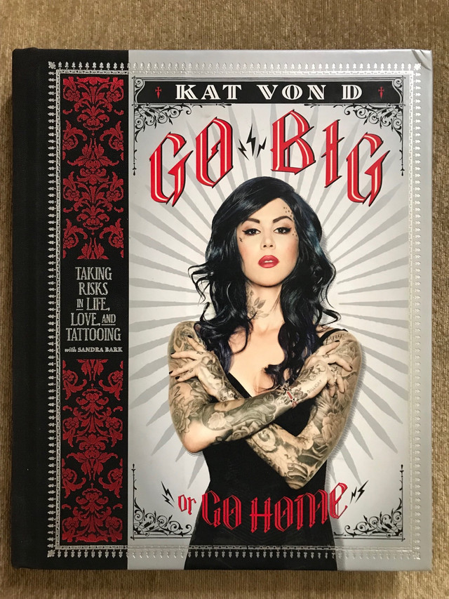 Kat Von D - Tattooing Books Autographed  in Arts & Collectibles in Chatham-Kent - Image 2
