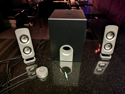 Insignia Speakers and Subwoofer , View more