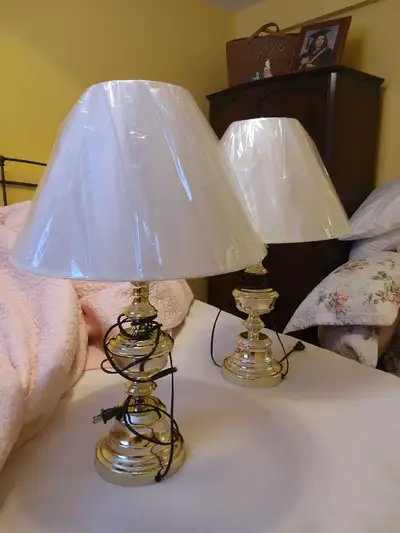 2 lamps with shades, View more