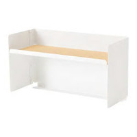 Ikea BEKANT Desktop shelf, white