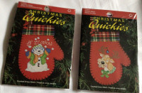 2 Christmas quickies counted cross stitch kits 