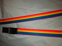 Pride Belt. Rainbow Belt