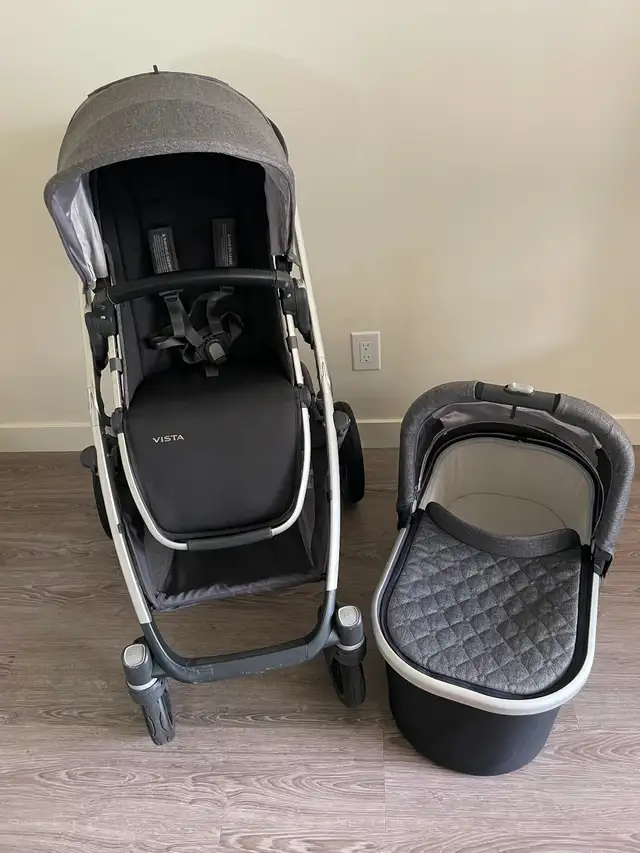 Uppababy Vista with Toddler Seat and Bassinet in Strollers, Carriers & Car Seats in Edmonton - Image 2