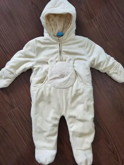 Winnie The Pooh Pram Snowsuit 8-12 months, View more
