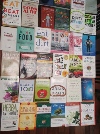 A Lot of Health Books and Cookbooks For Sale!