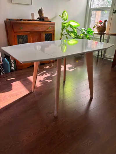 Structube Dining Table with Leaves - $40, View more