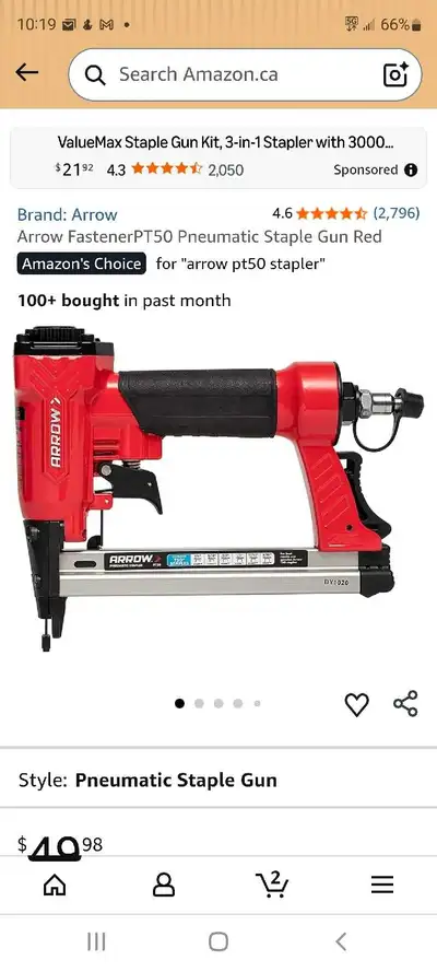 pneumatic stapler , View more
