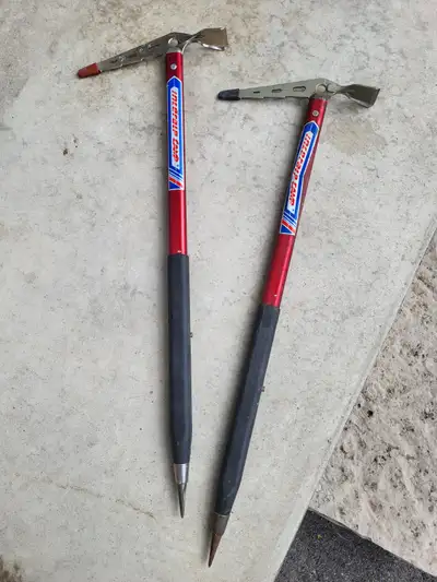 Vintage 2 Camp Interalp Premana Italy Piton Climbing Axae 1970’s Ice Pick-Axes
