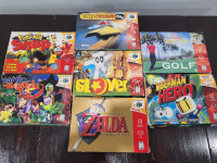 Boxed CIB N64 Games For Sale! Glover, Banjo, Pokemon Snap!