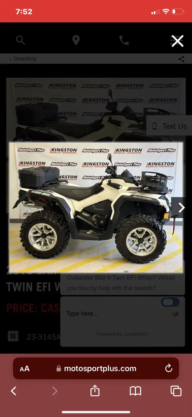 2018 can am outlander 850 in ATVs in Belleville - Image 4