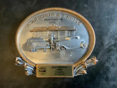 Vintage 2012 Montague PEI car show award. GARAGE ART, View more