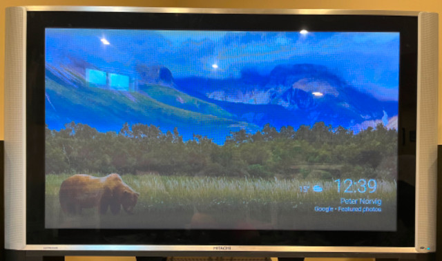 Hitachi 55HDS69 55” Plasma TV with Stand in TVs in Oakville / Halton Region - Image 2