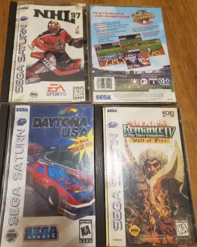Sega Saturn games for sale / 4 titles , View more