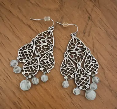 Silver-tone Dangle Earrings, View more