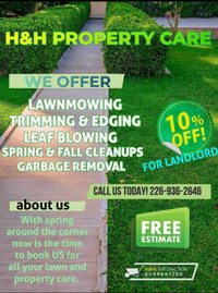 Property care for spring and summer ! FREE QUOTES