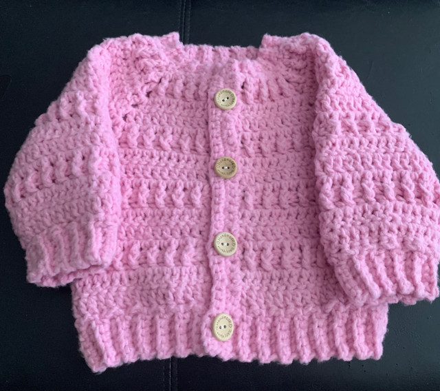 Handmade Baby Sweater -New in Clothing - 6-9 Months in Calgary
