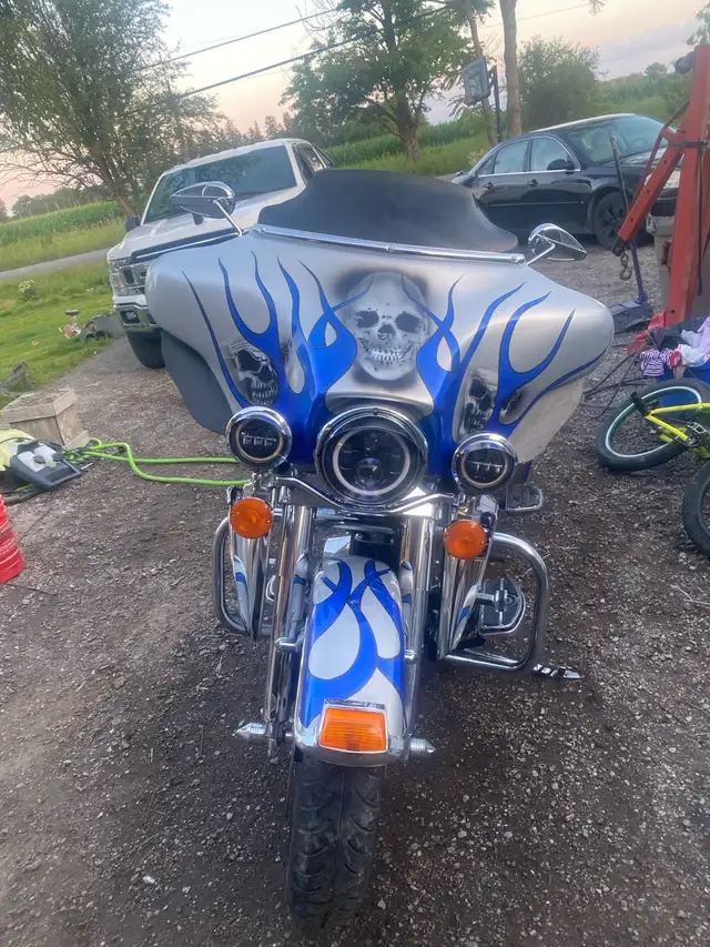 97 Harley flh in Street, Cruisers & Choppers in Markham / York Region - Image 5
