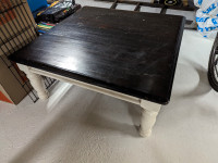 Custom painted coffee table