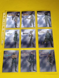 30/34 Marvel Allure 2022 character poster cards (missing 4)