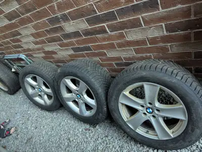 Set of 4 steel rims + tires of Pirelli Ice Zero FR Studless 255/55 R18 109H M+S Winter Tires DOT Num...