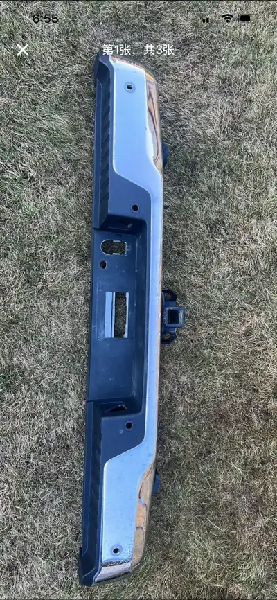 Excellent condition OEM rear bumper removed from a 2024 Ford F-150 shortly after delivery.