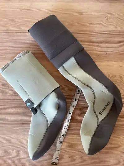 Wet wading booties, women’s medium, about size 7-9. Lightly used.