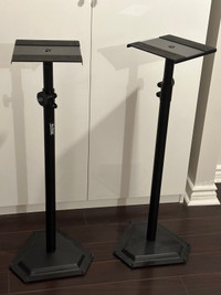 On-Stage SMS6600-P Hex-Base Monitor Stands Pair