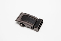 Boucle de ceinture simili-cuir noir pour ceinture automatique (n