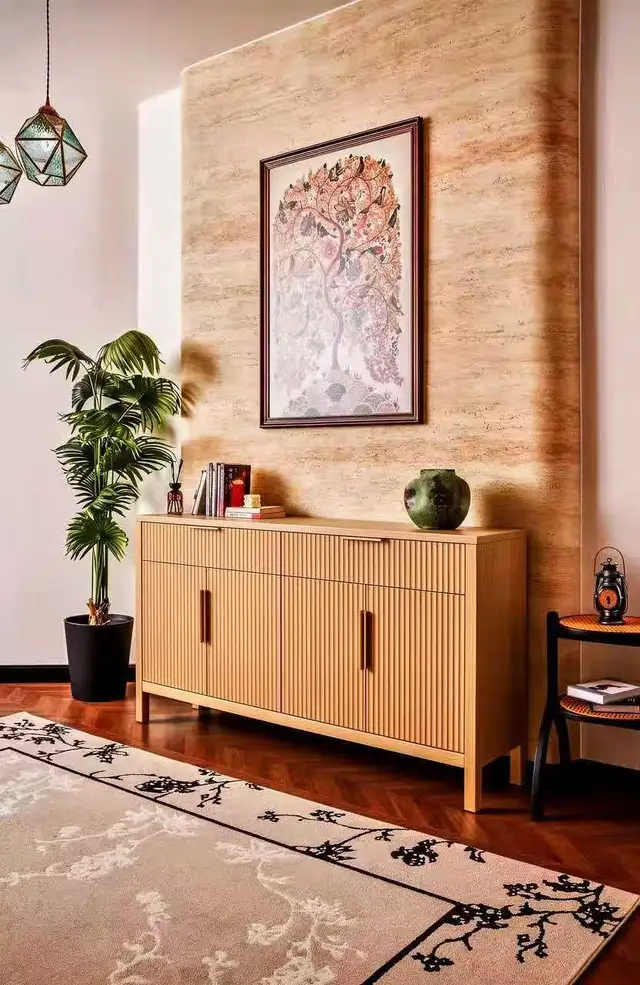 Solid Wood Fluted Sideboard Cabinet in Dressers & Wardrobes in Markham / York Region - Image 6